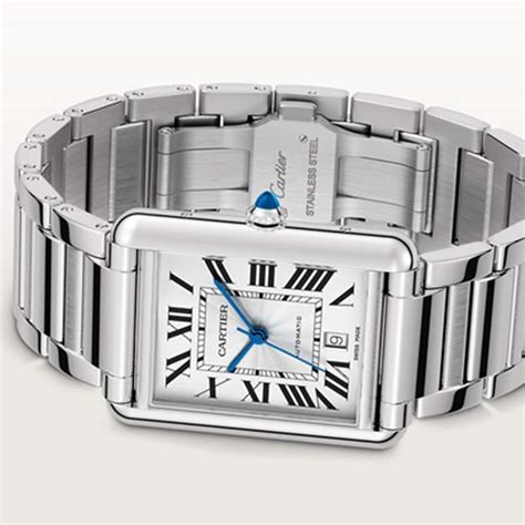 cartier tank must watch gold|cartier tank must extra large.